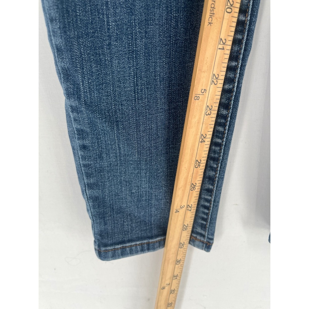 Vintage America Blues Skinny Jeans Womens 12R 31 Medium Wash Blue Denim Stretch - Picture 6 of 8